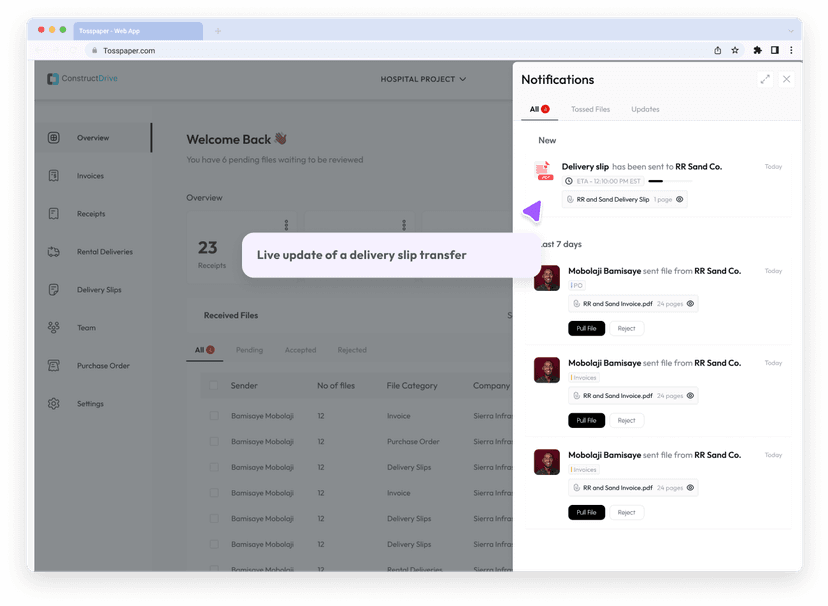 Files Sorted Automatically